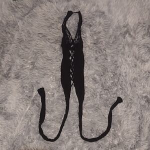 Elegant Black Lace Bodysuit